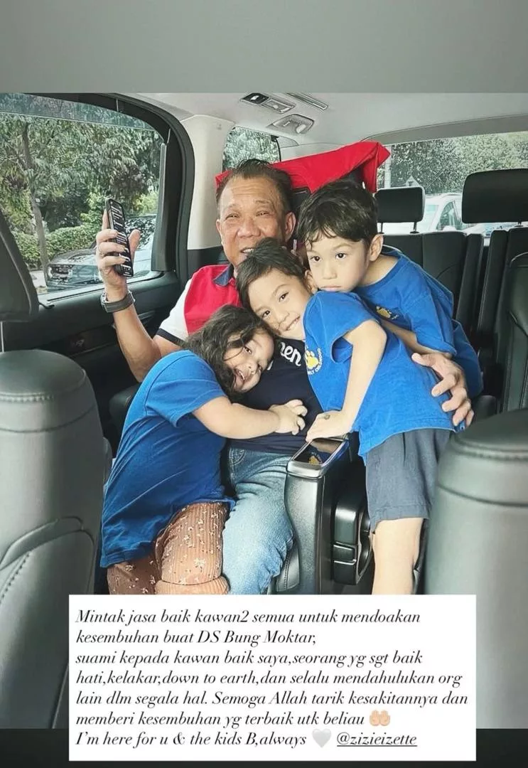 Pemergian Datuk Seri Bung Moktar: Luahan Sebak Zizie Izette Dedah Keperibadian Sebenar Suami Tercinta