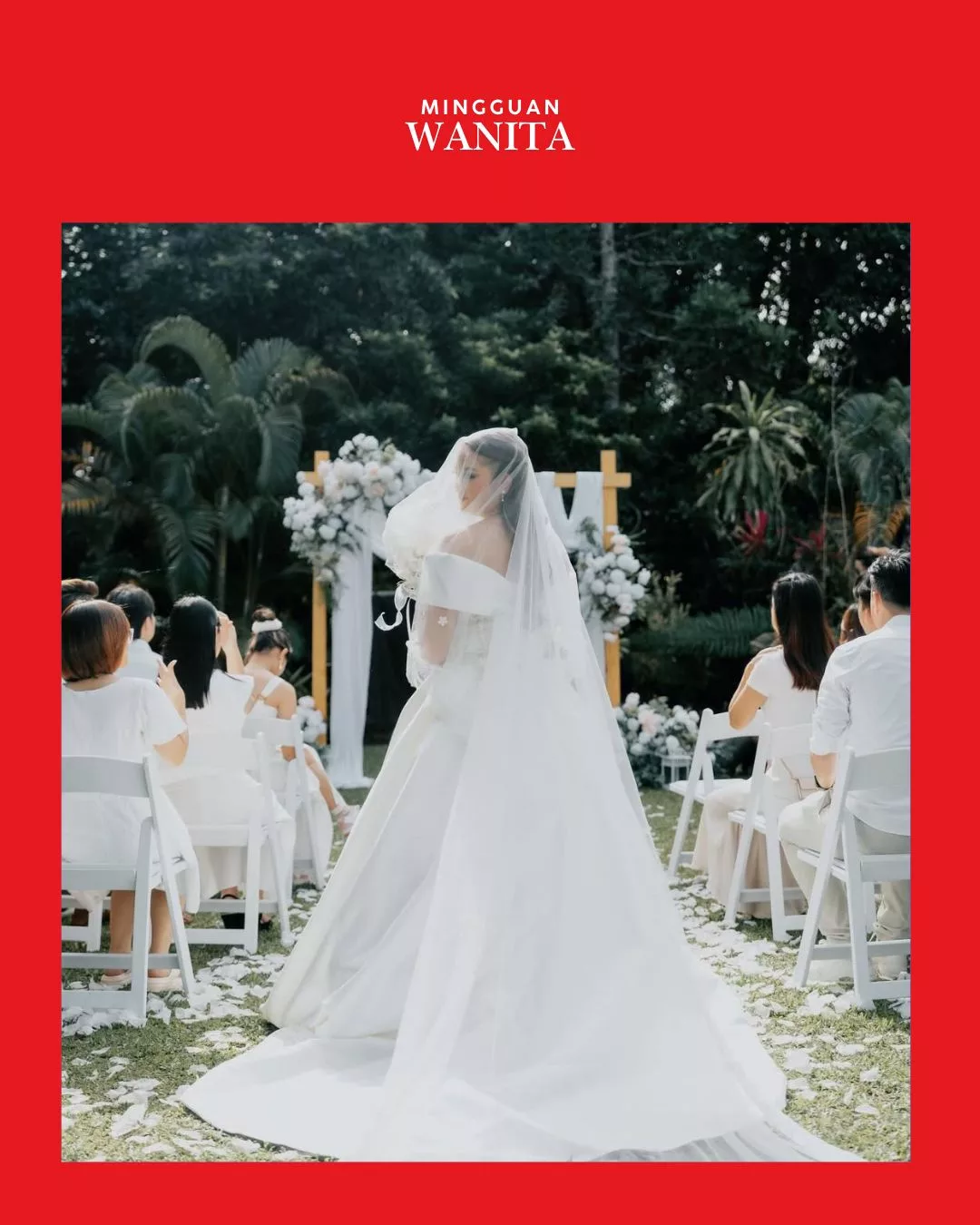Leona Kongsi Gambar Berbusana Pengantin! Laman Sosial Dibanjiri Ucapan Tahniah