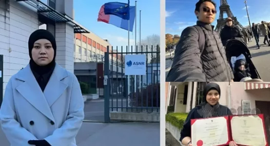 Wanita Muslim Malaysia Cipta Sejarah, Dr Nur Shahidah Satu-Satunya Jurutera Keselamatan Nuklear Di Perancis