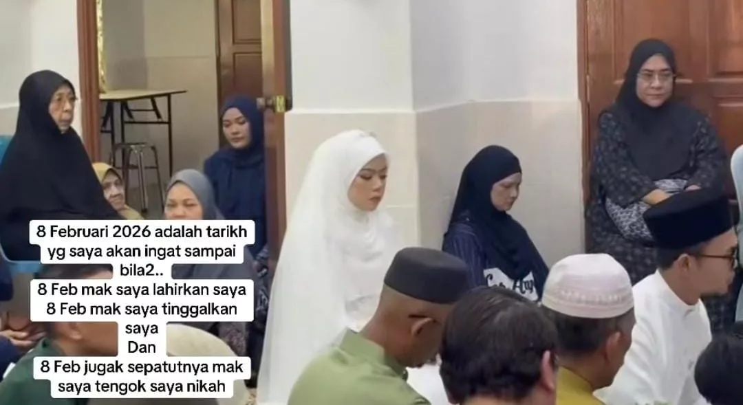 Akad Nikah Di Depan Jasad Ibu, Suami Jadi Kekuatan