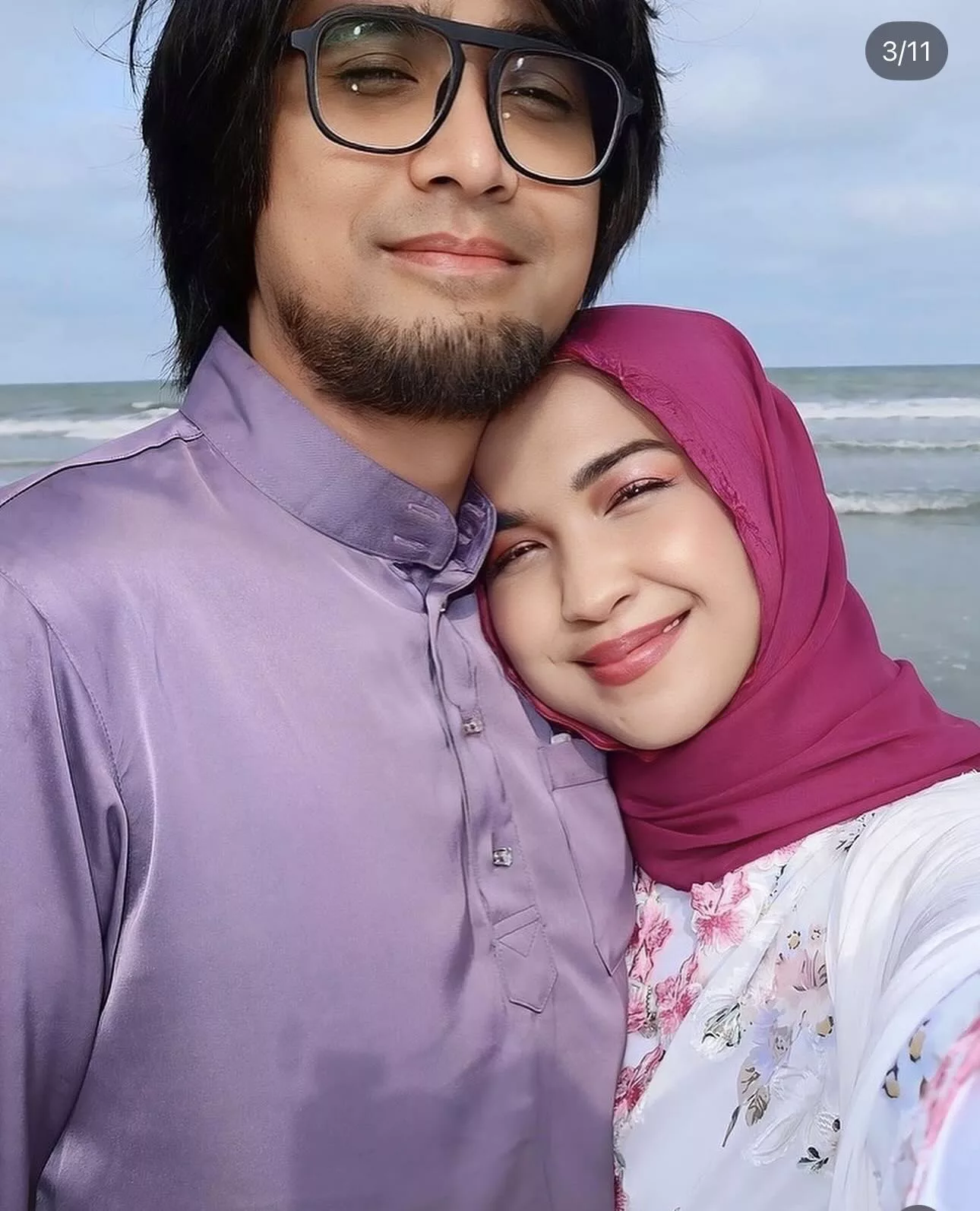 Sekelip Mata Kehilangan Suami, Isteri Luah Rasa Sebak Selepas Imamnya Dilanggar Lori