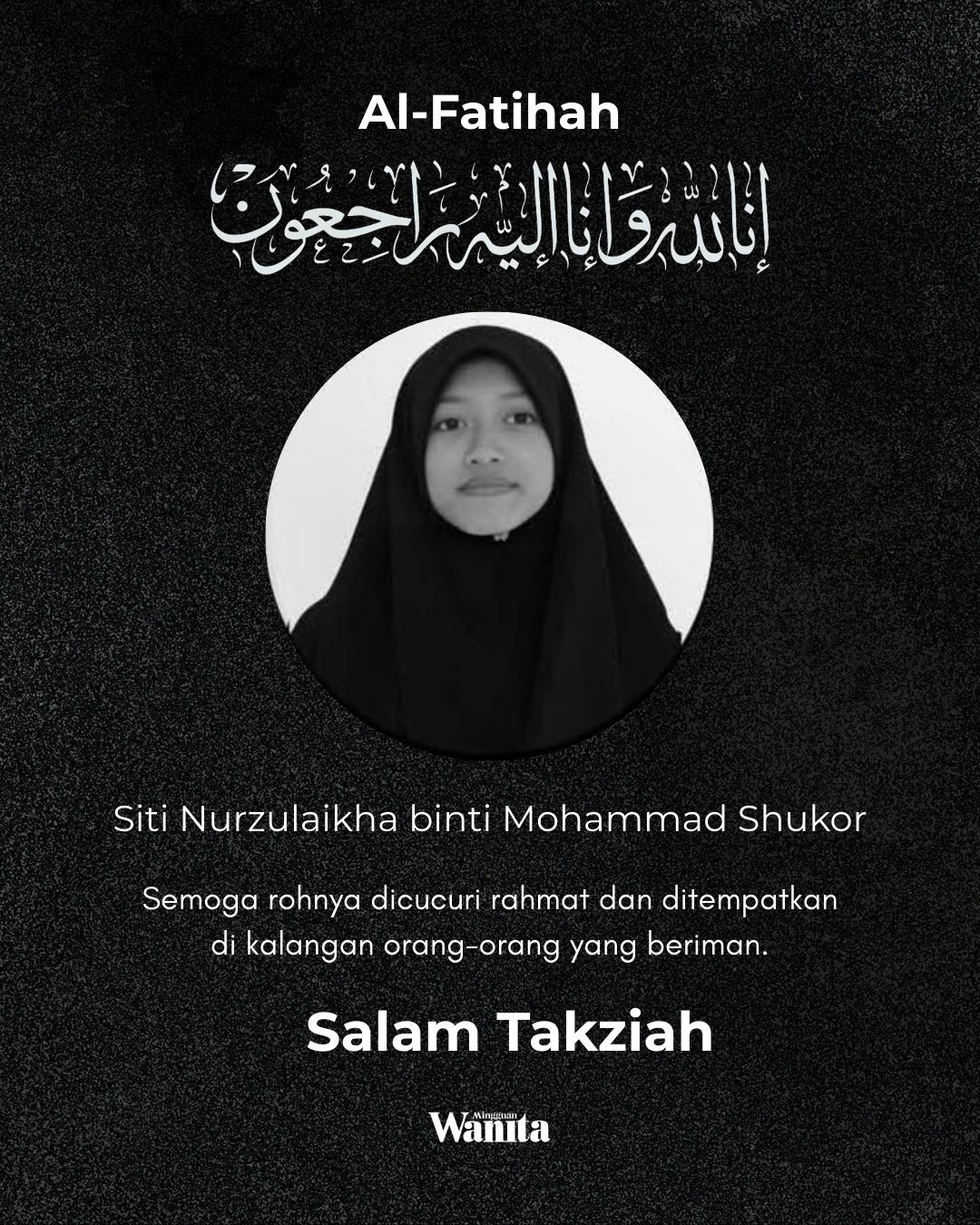 Dua Beradik Pelajar Vokasional Maut Langgar MPV Rosak, Selamat Dikebumikan