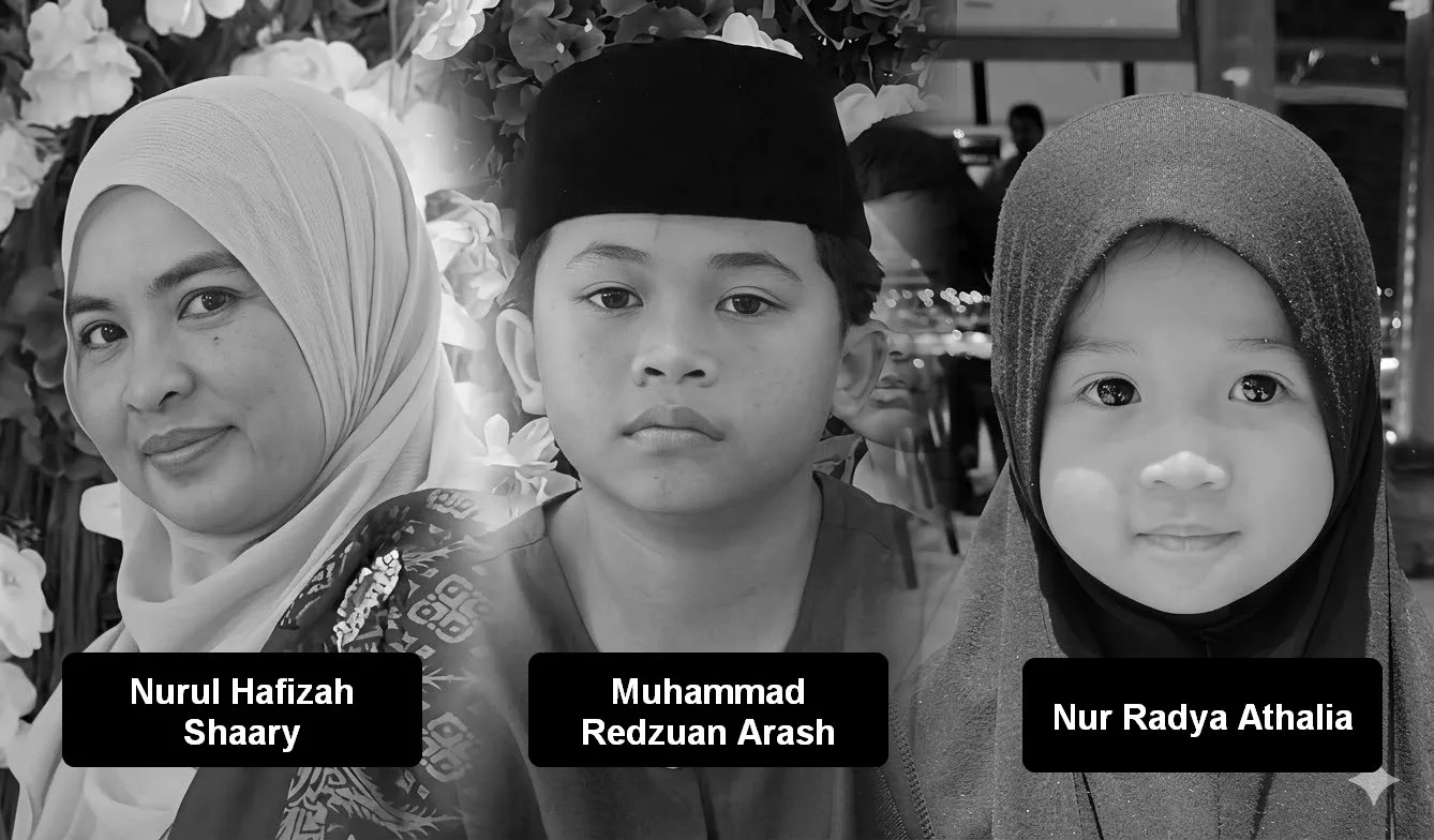 Ibu & Dua Anak Meninggal Dalam Tragedi Raya, “Perjalanan Pulang Hadiri Kenduri Kahwin Adik Bongsu Berakhir Duka