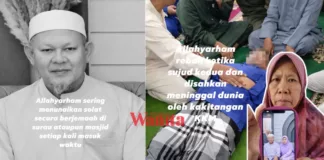 rebah ketika menunaikan solat