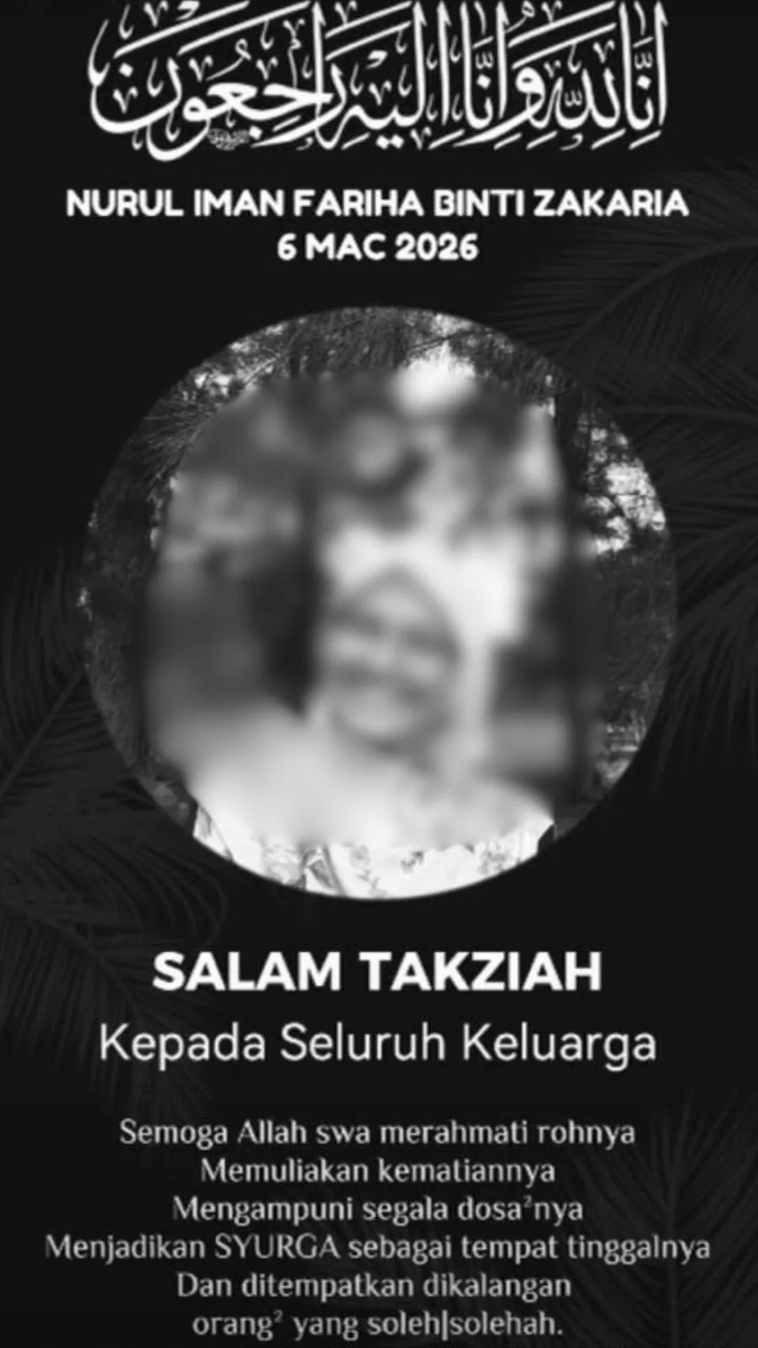 Tragedi Ramadan, Doktor Pelatih Ditemui Maut di Asrama Hospital