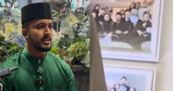 Aliff Aziz Jelaskan Isu Gambar Dalam Frame Ditutup, “Umi Bukan Sengaja.”