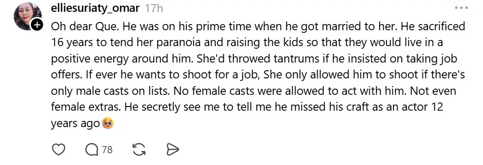 “Que Haidar Dibenarkan Berlakon Jika Tiada Pelakon Wanita.” Ellie Suriaty Dedahkan Apa Yang Dia Tahu