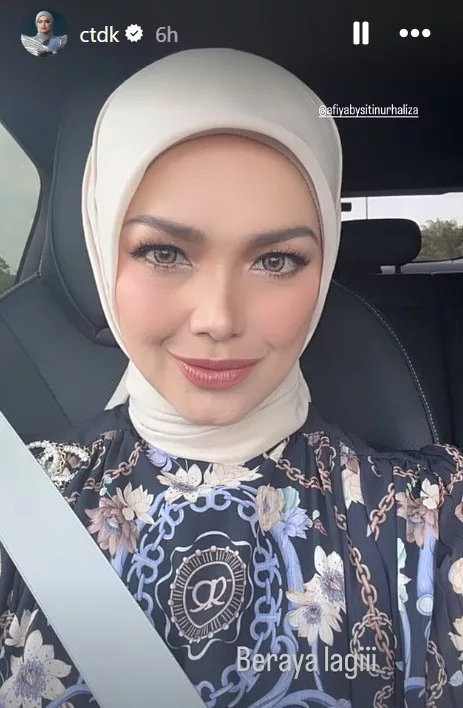 Datuk Seri Siti Nurhaliza Terlibat Dalam Kemalangan Jalan Raya, Kakinya Lebam Dan Sedikit Bengkak