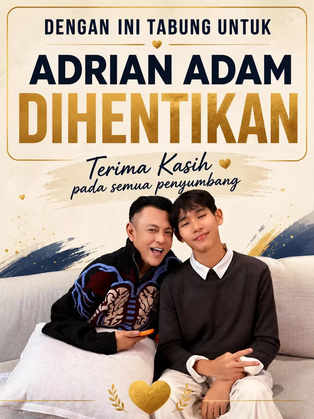 Amyza Aznan Menangis Terima RM191,947, 73, Pak Nil Serahkan Sumbangan Orang Ramai Untuk Rawatan Adrian