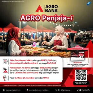 Agrobank Lancar Agro Penjaja-i, Peniaga Kini Boleh Mohon Pembiayaan Hingga RM100,000