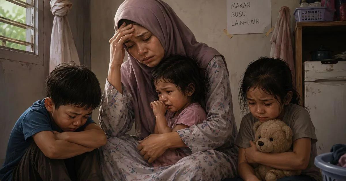 Kalau Suami Masuk Penjara, Siapa Nak Tanggung Nafkah Anak? Mentua Pun Lepas Tangan
