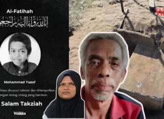 Dihempap blok konkrit