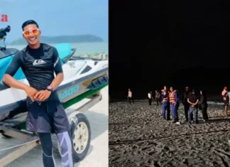 Lelaki Jatuh Jet Ski di Langkawi, Mangsa Dihempas Ombak Kuat Sampai Tercampak Ke Dalam Air jatuh jet ski