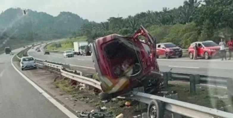 Tragis di LPT2, Wanita Cedera Parah Sampai Putus Kakinya Bila SUV Terbabas