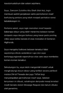 Opah Strawberi Mohon Maaf Lepas Gelar Netizen B*rua, Akui Tersilap