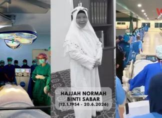 Juruukur Wanita Pertama Negara Derma Lima Organ, Selepas Disahkan Kematian Otak Derma Lima Organ