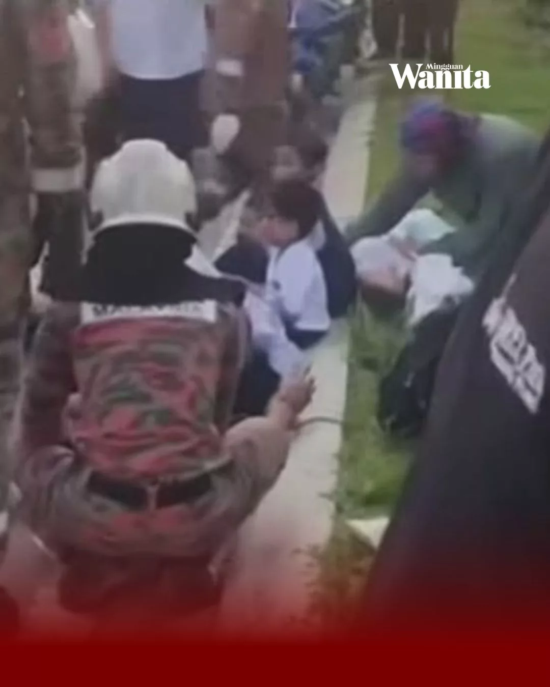 Kemalangan Berantai, Wanita Tercampak Keluar Dari Motovan Sebelum Dihempap Kenderaan