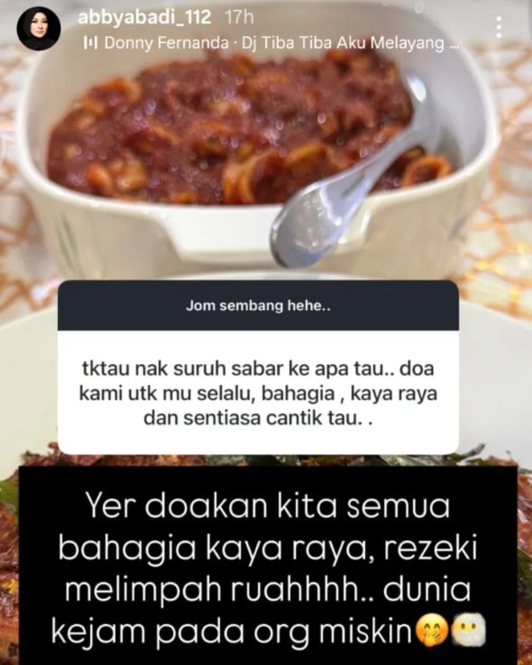 Abby Abadi Mohon Doa Terus Sihat & Murah Rezeki, "Dunia Kejam Pada Orang Miskin..." 8 Abby Abadi Mohon Doa Terus Sihat & Murah Rezeki, “Dunia Kejam Pada Orang Miskin…”