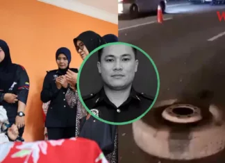 Anggota Polis Maut Terlanggar Tayar Lori Tercicir, Keluar Rumah Nak Cari Rezeki Tapi Tak Pulang Anggota Polis Maut