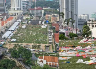 Dataran Merdeka Dipenuhi Sampah Sarap Selepas Aksi Final Piala Dunia 2026, Sedih Tengok Mentaliti Rakyat Malaysia Dataran Merdeka