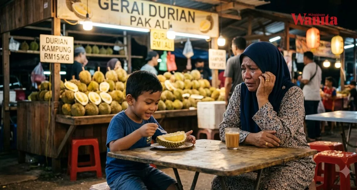 Kasih Seorang Ibu, Sanggup Tebalkan Muka Berhutang Demi Sebekas Durian