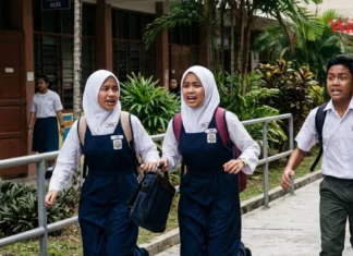 Tiga Pelajar di Melaka Dikejar Rakan Guna Pis*u Pemotong Daging, Mujur Guru Sempat Rampas Senjat*nya Tiga Pelajar