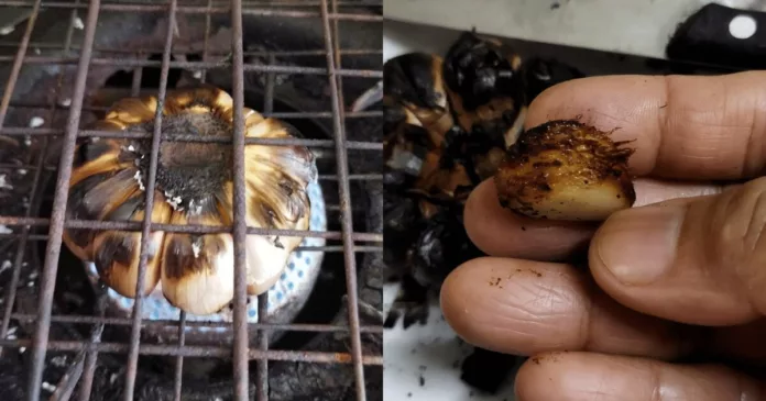 bawang putih bakar