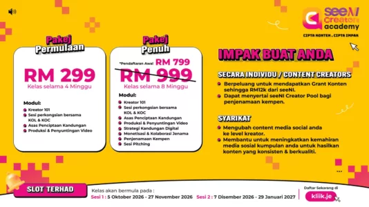 seeNI Creator Academy Buka Peluang Jadi Content Creator, Semua Orang Boleh Bermula
