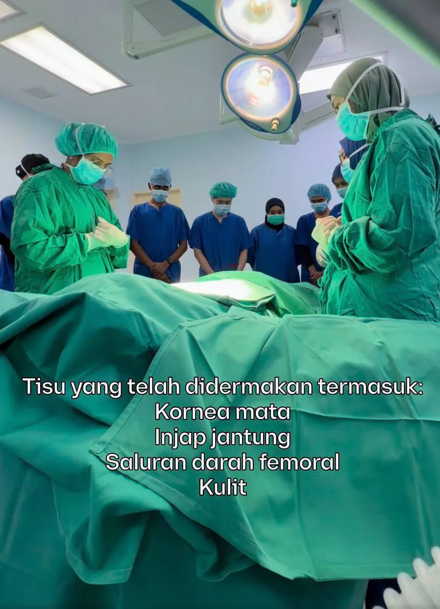 Sumbangan Terakhir Allahyarham Muhammad Nicklos, Derma Empat Jenis Tisu Bantu Lapan Nyawa Lain 5 Sumbangan Terakhir Allahyarham Muhammad Nicklos, Derma Empat Jenis Tisu Bantu Lapan Nyawa Lain