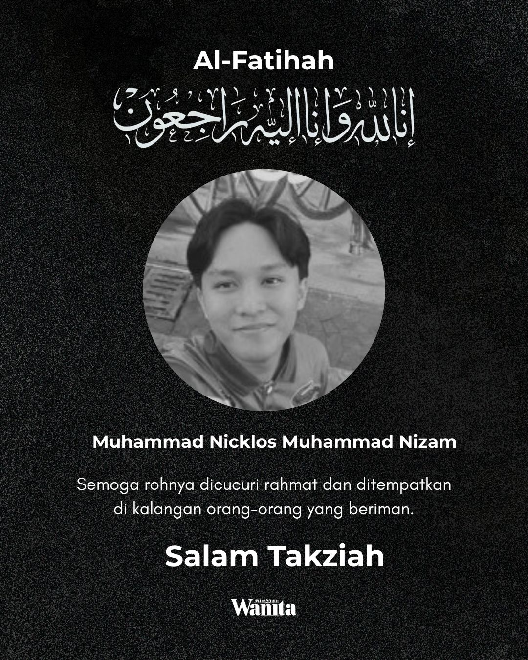 Sumbangan Terakhir Allahyarham Muhammad Nicklos, Derma Empat Jenis Tisu Bantu Lapan Nyawa Lain 7 Sumbangan Terakhir Allahyarham Muhammad Nicklos, Derma Empat Jenis Tisu Bantu Lapan Nyawa Lain