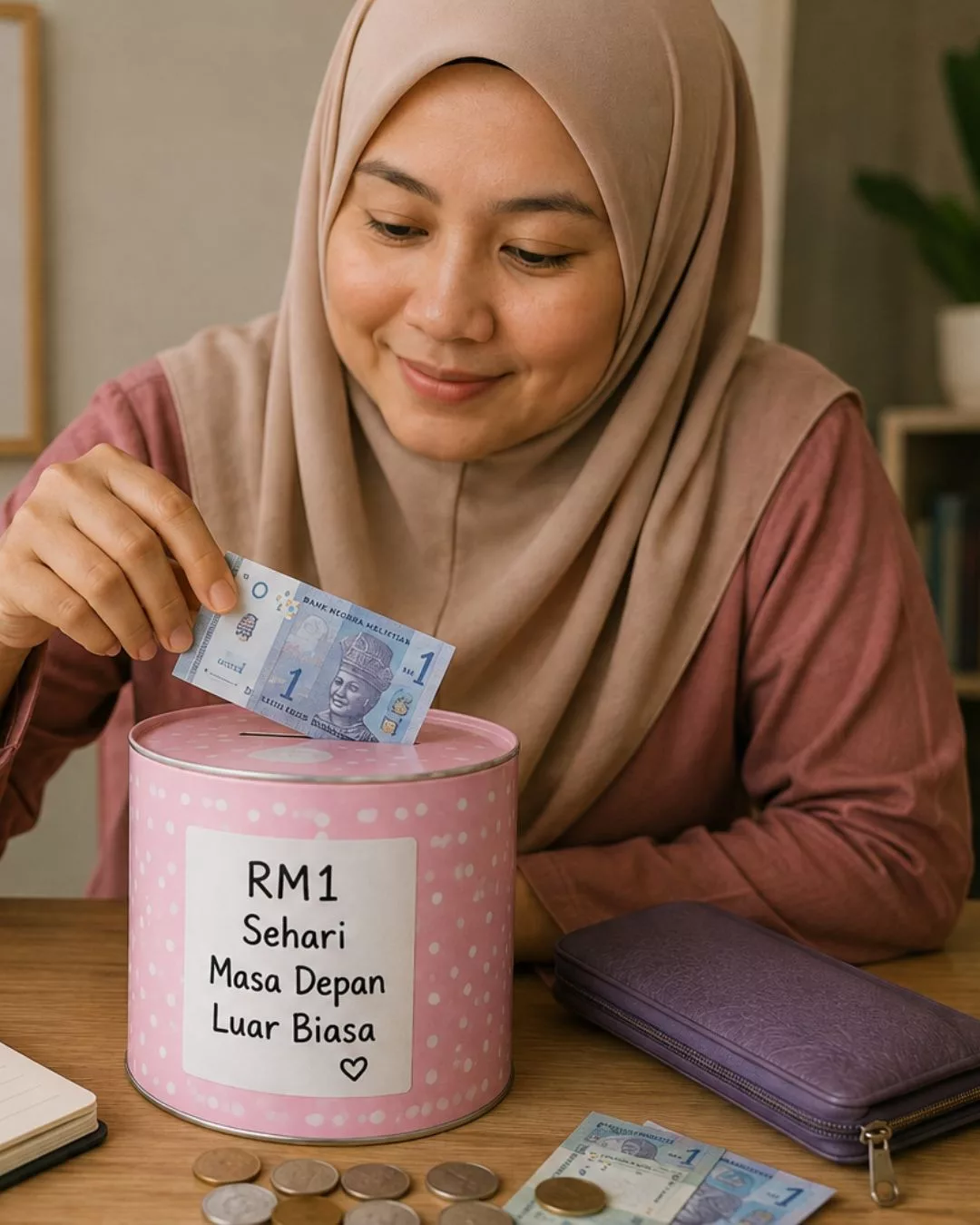 Menabung Cara Orang POKAI, Mulakan Seringgit Sehari 5 Menabung Cara Orang POKAI