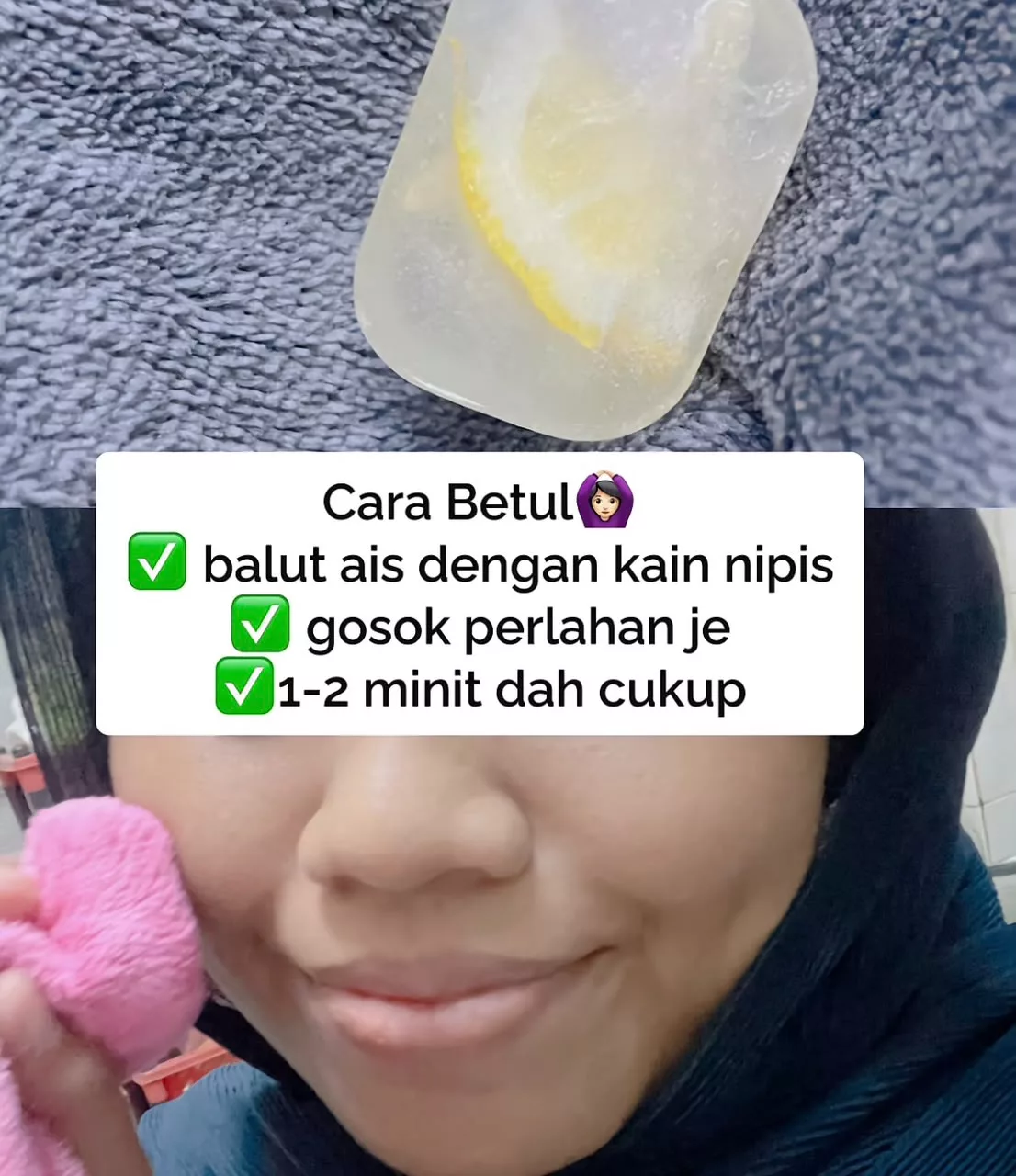 Wanita Ini Kongsi Tip Buat Ice Facial, Bantu Masalah Pori Terbuka & Dark Circle! 8 Wanita Ini Kongsi Tip Buat Ice Facial, Bantu Masalah Pori Terbuka & Dark Circle!