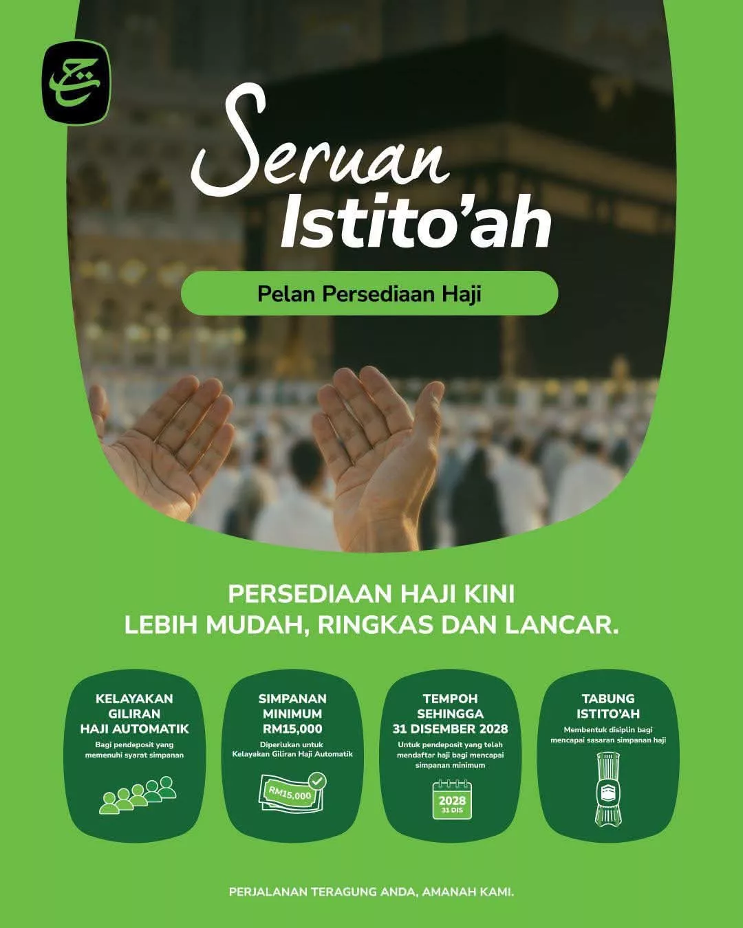 Tabung Haji Pisahkan Kepada Dua Akaun, Wajib Fahami Apa Itu Tabung Am & Tabung Istito'ah!