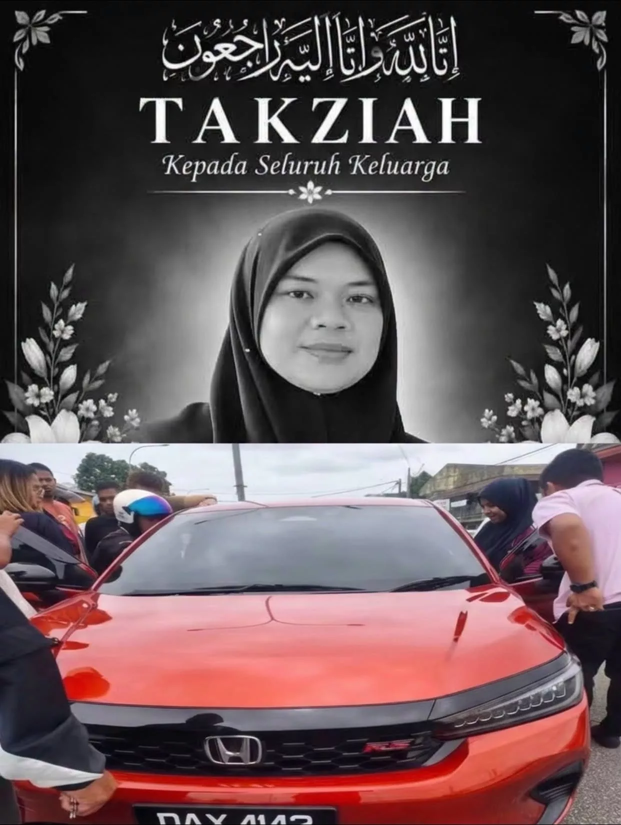 Wanita Meninggal Mengejut Di Dalam Honda City, 'Perginya' Ketika Menunggu Lampu Isyarat