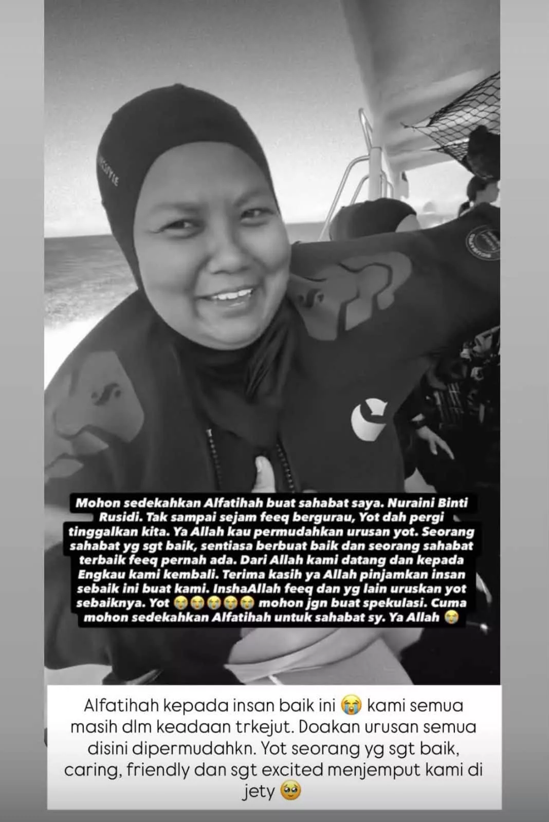 Aktiviti Menyelam Bertukar Jadi Tragedi, Wanita Malaysia Meninggal Dunia Ketika Selam Skuba Di Bali