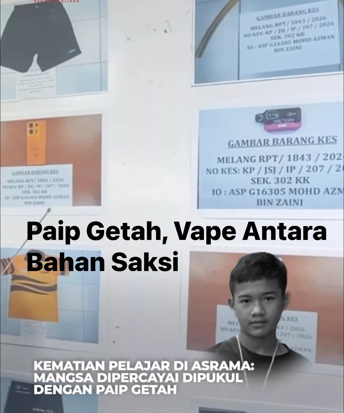 Hisap Vape Punca ‘Dihukum’ Pelajar Senior, Ini Kronologi Sebelum Mangsa Tak Sedarkan Diri