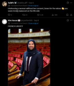 “French Freedom” – Guna AI Buang Hijab & Ubah Pakaian Wanita, Ahli Parlimen Perancis Dikritik 4 “French Freedom” – Guna AI Buang Hijab & Ubah Pakaian Wanita, Ahli Parlimen Perancis Dikritik