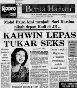 Kisah Sari Kartina, Wanita Trans Malaysia Yang Pernah Berkahwin Dengan Kebenaran Mufti Johor 4 Sari Kartina