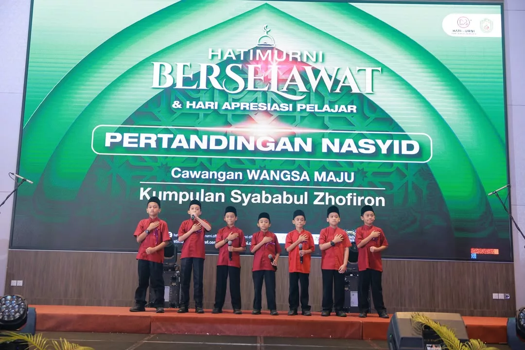 3,000 Ibu Bapa & Anak Berselawat Bersama, Didik Generasi Cintai Rasulullah SAW 7 Hatimurni berselawat