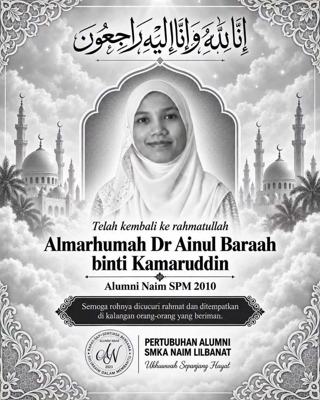 “Baru Dua Hari Dr Ainul Kembali Ke Sarawak, Tiba-tiba Dimaklumkan Dia Meninggal Dunia...” 5 “Baru Dua Hari Dr Ainul Kembali Ke Sarawak, Tiba-tiba Dimaklumkan Dia Meninggal Dunia...”