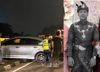 Isteri Tunggu Dalam Kereta, Suami Maut Dirempuh Pemandu Mabuk Ketika Kemas Peralatan Kerja Isteri Tunggu Dalam Kereta