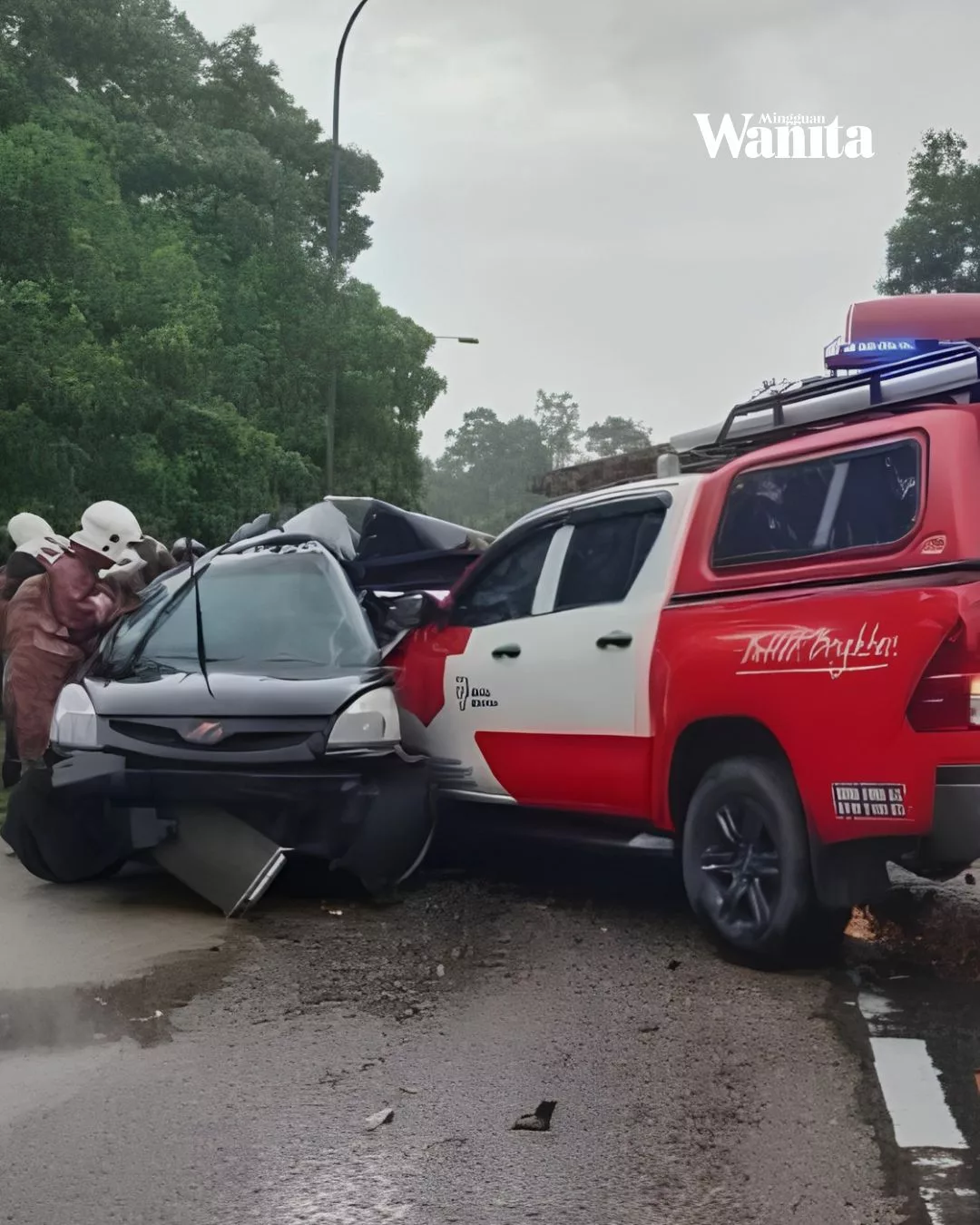Tiga Sekeluarga Maut Dalam Kemalangan, Ibu Terkejut Hampir Pitam