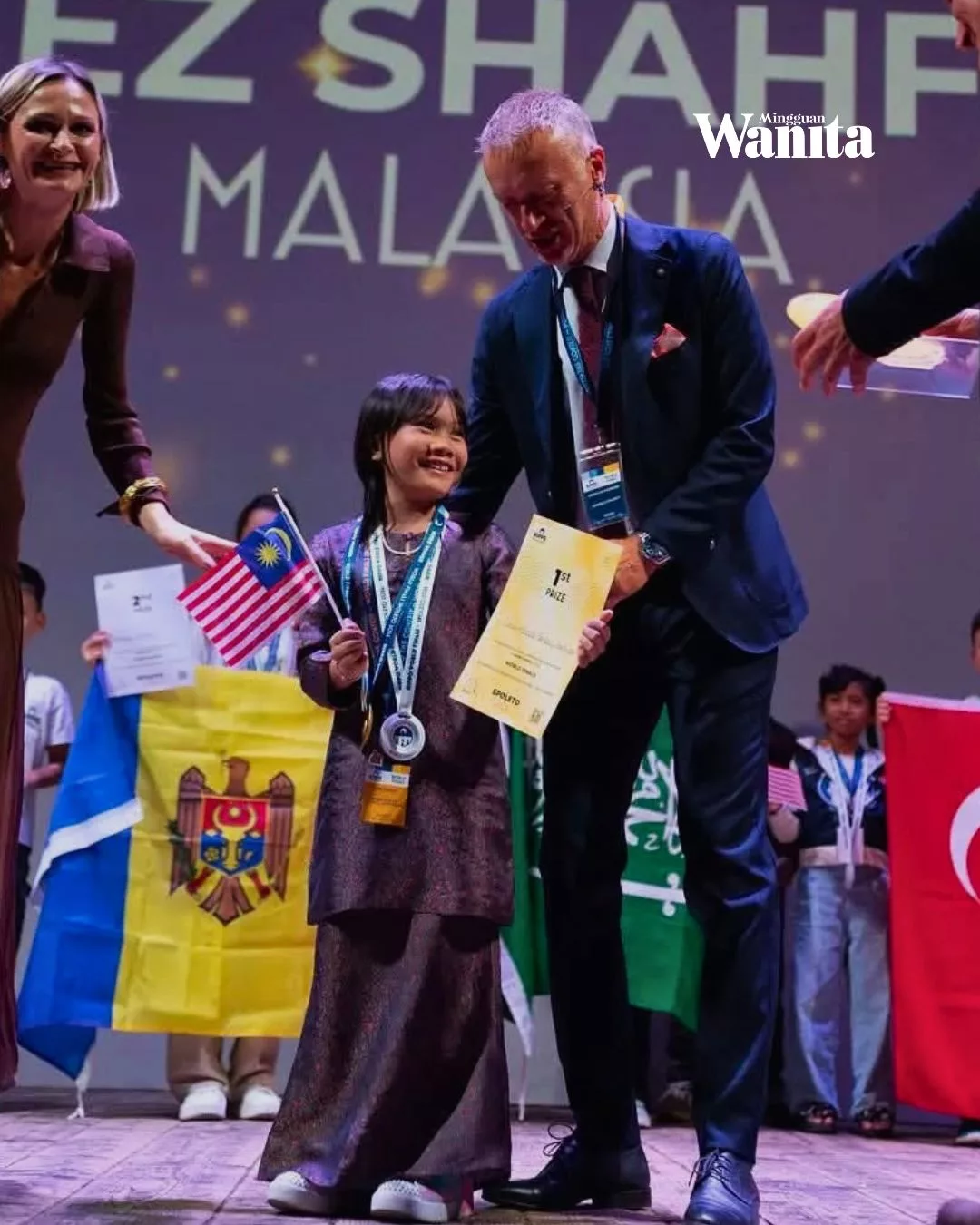 Diana Aleesa Bergerlar Juara Dunia, Usia Lapan Tahun Sudah Harumkan Nama Malaysia Ke Itali 3 Diana Aleesa Bergerlar Juara Dunia, Usia Lapan Tahun Sudah Harumkan Nama Malaysia Ke Itali