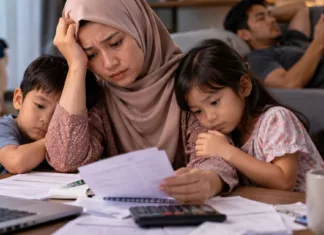 isteri bertahan demi anak