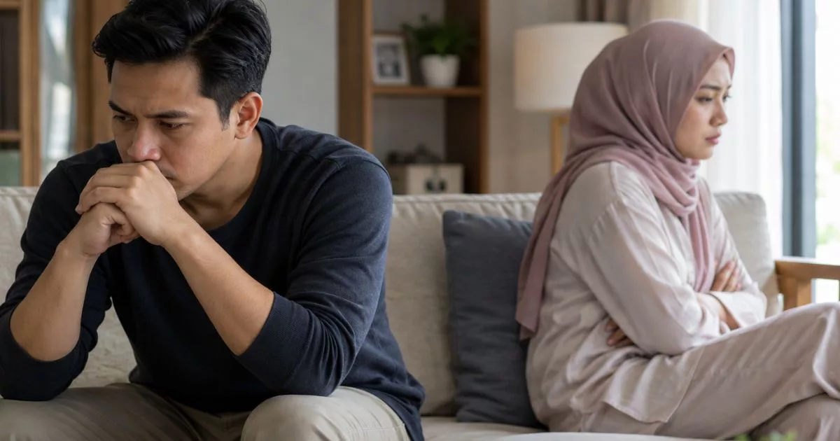 Suami Isteri Bergaduh Jangan Cepat Mengadu Pada Mak Ayah, Esok Berbaik Keluarga Belum Tentu Lupa 2 suami isteri bergaduh